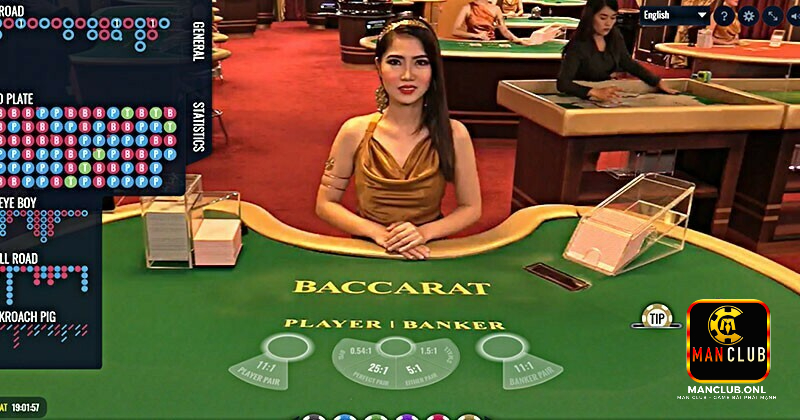 Khái quát về cách chơi Baccarat cơ bản tại cổng game Manclub