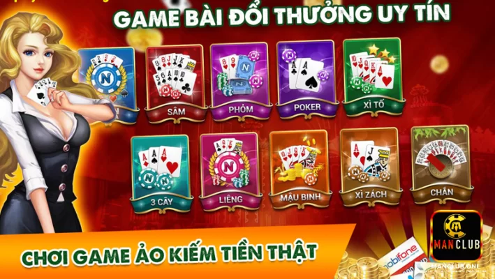 Người mới nên chơi game bài nào trên Manclub nhất để kiếm bộn tiền?